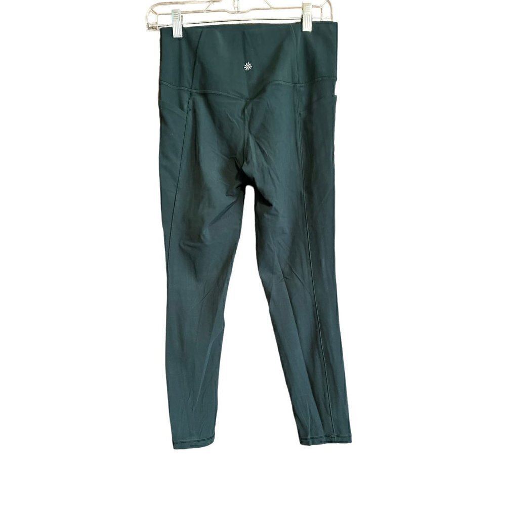 Women's Athleta Green Legging Yoga Pants, Size Medium - Picture 5 of 6